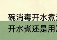 碗消毒开水煮还是冷水煮 碗消毒是用开水煮还是用冷水煮
