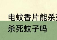 电蚊香片能杀死蚊子吗 电蚊香片可以杀死蚊子吗