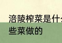 涪陵榨菜是什么菜做的 涪陵榨菜是哪些菜做的