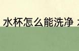 水杯怎么能洗净 水杯怎么才能洗干净