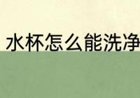 水杯怎么能洗净 水杯怎么才能洗干净