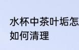 水杯中茶叶垢怎么处理 水杯中茶叶垢如何清理