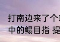 打南边来了个喇嘛手里提着五斤鳎目中的鳎目指 提着五斤鳎目中的鳎目是