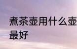 煮茶壶用什么壶最好 煮茶壶用哪些壶最好