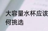 大容量水杯应该怎么选 大容量水杯如何挑选