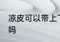 凉皮可以带上飞机吗 凉皮能带上飞机吗