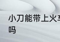 小刀能带上火车吗 小刀可以带上火车吗